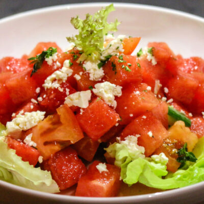 Momotaro Tomata & Watermelon Salad