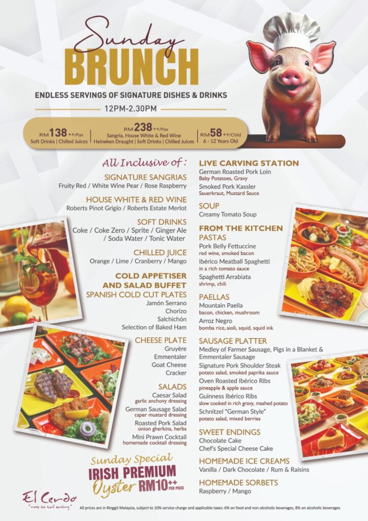 Sunday Brunch at El Cerdo TTDI