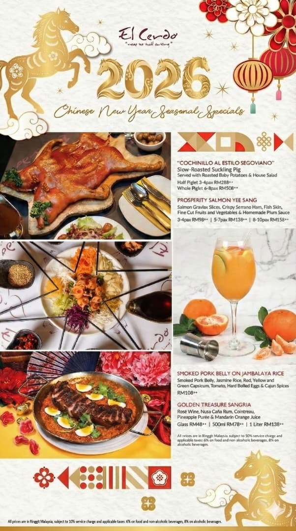 Chinese New Year Specials at El Cerdo